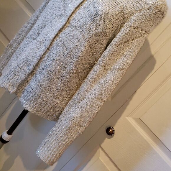 Vera Wang Knitted Glitzy Sweater - Picture 3 of 5